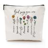 God Says You Are...Christian Gift for Women Inspirational Bible Verse Cosmetic Bags with Zipper Motivational Religious Travel Pouch for Women, Mother, Sister view 1