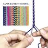 2 Packs (1pc16"+1PC 25") Yellow & Aqua Hair Ties No Metal Hook for Women, Elastic Pony Tail Wrap Tie No Damage for Long Thick Curly Hair Strong Braided Ponytail Holders for Swim view 3
