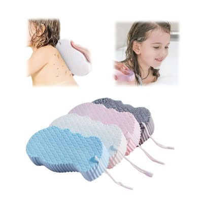 2024 Upgraded Soft Exfoliating Bath Sponges 4 Pcs, Gentle Exfoliating Body Scrub, Quick-Dry, Deep Cleansing, African Net Sponge, for All Skin Types