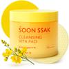 BEAUDIANI Soonssak Vitamin C Cleansing Pads  One-Swipe Makeup Remover, Low-pH 5.3, Dual-Texture Exfoliating Toner Pads, Hydrating Lyocell, Sensitive-Skin Friendly  50 Count view 1