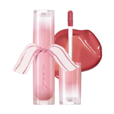 Peripera Ink Mood Glowy Tint | Lip-Plumping, Naturally Moisturizing, Lightweight, Glow-Boosting, Long-Lasting, Comfortable, Non-Sticky, No White Film (014 FOLLOW ROSE)