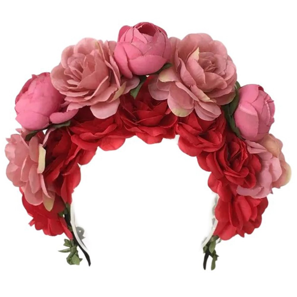 jojobasec Bride Garlands Party Wedding Flower Headband Beach Headwear Hairband Girl Hair Accessory Women Head Hoop
