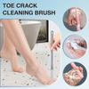 Pink Silicone Body Scrubber, Foot Back Scrubber in Shower, Long Handle Exfoliating Brush for Men and Women view 2