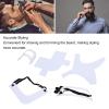 5 Piece Beard Shaper Abs Combi Beard Styling Kit for Mustache, Set Tool Beard Styling Board for Hairline Design Card Neck Bearded, Beard Mustache Combs (White) view 2