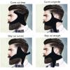 5 Piece Beard Shaper Abs Combi Beard Styling Kit for Mustache, Set Tool Beard Styling Board for Hairline Design Card Neck Bearded, Beard Mustache Combs (Black) view 3