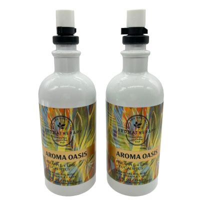 2 Pineapple Lime Eucalyptus Essential Oil Mist Bath Body 5.3 oz