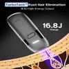 Blex Mini Laser Hair Removal for Women and Men, IPL Laser Hair Removal Device, 201g Mini-Sized Design, 2 in 1 with Skin Rejuvenation, Painless at-Home Hair Remover, Black view 3