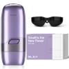 Blex Mini Laser Hair Removal for Women and Men, IPL Laser Hair Removal Device, 201g Mini-Sized Design, 2 in 1 with Skin Rejuvenation, Painless at-Home Hair Remover, Purple view 1