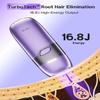 Blex Mini Laser Hair Removal for Women and Men, IPL Laser Hair Removal Device, 201g Mini-Sized Design, 2 in 1 with Skin Rejuvenation, Painless at-Home Hair Remover, Purple view 3