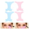 4PCS Eyebrow Shaping Stencils Set, Multifunctional Portable Lightweight Eyebrow Stencils, Eyeliners Drawing Aid for Drawing Eyebrows Eyeliners Lip Lines Eye Shadows view 3