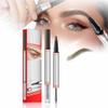 2024 New 2-in-1 Eyebrow Pencil with Gel,Waterproof Magic Eyebrow Pencil,Dual-Ended 3D Microblading Eyebrow Pen with 4 Tip & Eyebrow Brush, Makeup Long-Lasting Eyebrow Pen for Women (Light Brown) view 1