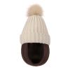 WUODHTW Women Caps with Hair Knit Beanie Cap with Extensions Short Straight Hairstyle Hat Wigs Winter Knitted hat bob Wig view 1