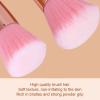 10pcs Makeup Brushes Set, Premium Portable Marble Face Makeup Brush Set, Setting Powder Eyeshadow Makeup Brush Tool for Women (pink bristles) view 2