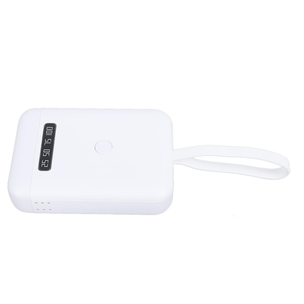 405nm LED Hair Extension Glue Curing Lamp, 5000mAh Rechargeable, 4-Hour Runtime, Lightweight Portable Handheld Tool for Home & Salon Use (White)