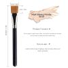 3PCS Facial Makeup Brush, Portable Synthetic Foundation Eyeshadow Concealer Brush, Professional Soft Hair No Brush Marks Makeup Brush for Girls Women view 2