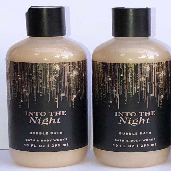 2 INTO The Night Bubble Bath with Shea and Cocoa Butter 10 fl oz / 295 mL botle