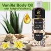 Botanic Rain Ayurveda Vanilla Body Oil, Organic, Nourishing, & Hydrating Moisturiser for Dry, Flaky Crepey Skin - Fast Absorbing, Non-Greasy, Ayurvedic for Women & Men  3.38 fl oz (1) view 2