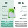 BAMBOEARTH Solid Moisturizing Body Wash Bar Soap  Natural Dry Gel Bodywash Shower Bars With Plant Based Essential Oil And Zero Waste Packaging - Use With Hair Shampoo & Conditioner (Mint & Chamomile) view 4