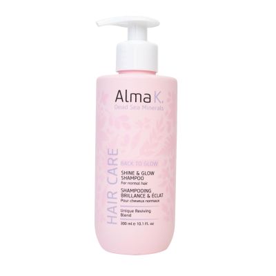 Alma K Shine and Glow Shampoo - Moisturizing Shampoo for Women - Hair Growth Shampoo - Hydrating Shampoo with Argan Oil, Cocoa Butter - 10.1 oz