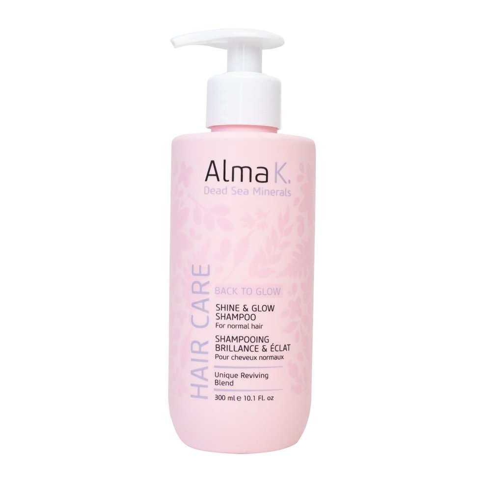 Alma K Shine and Glow Shampoo - Moisturizing Shampoo for Women - Hair Growth Shampoo - Hydrating Shampoo with Argan Oil, Cocoa Butter - 10.1 oz