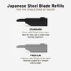 SUPPLY Single Edge SE Blade Refills for Men  Pack of 8 Japanese-Made Premium Platinum Label Injector Razor Blades  Fits the SUPPLY SE Razor, 10-12 Shaves Each view 2