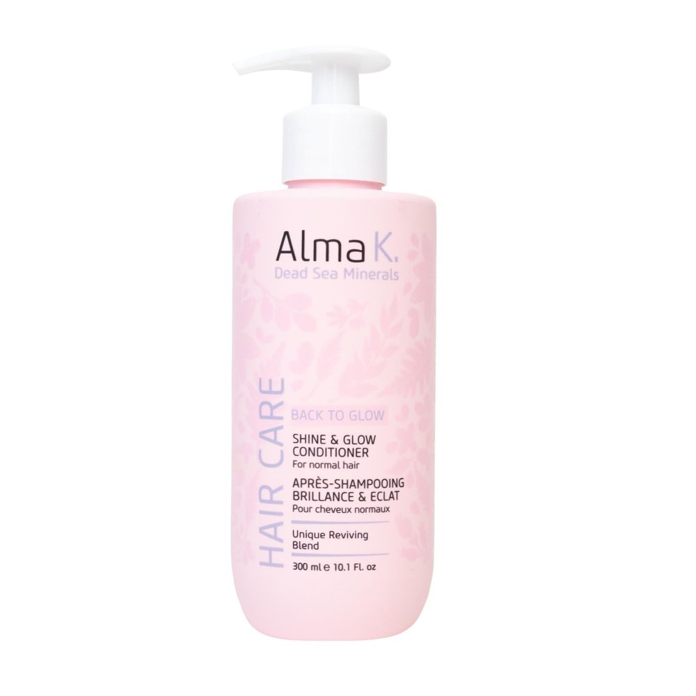 ALMA K Shine and Glow Conditioner - Hair Conditioner for Women - Moisturizing Conditioner with Cocoa Butter - Conditioner for Dry Hair - 10.1 oz