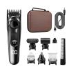 Clippers And Trimmers Set, Plastics and Stainless Steel Black Beard Trimmer Mustache Trimmer Beard Trimmer For Men with our 5 in 1 Hair Trimming Machine for trimming hair on variou view 1