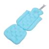 Full Body Bath Pillow Soft Comfortable Support Strong Suction Cup Non Slip Bathtub Cushion for Adults (Blue) view 3
