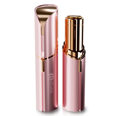 Bglam Facial Hair Remover for Women  Painless & Precision Electric Shaver with LED Light  Portable Trimmer for Upper Lip, Chin, Cheeks, and Neck  Smooth & Hair-Free Skin