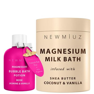 Luxurious Vanilla and Magnesium Bath Set Pack of 2