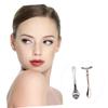 IWOWHERO 1set Shaped Eye Cream Applicator Set Zinc Alloy Eye Massager Makeup Spoon for Cooling Relief Portable Beauty Tool for Dark Circles Care Set view 3