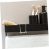 Garneck Stainless Steel Razor Holder Hair Dryer Rack Corner Bathroom Shelves Adhesive Mount Easy Install view 3