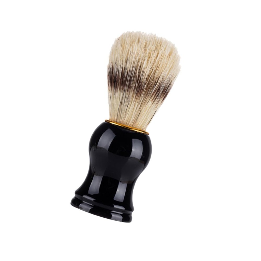 FOMIYES 1pc Bristle Beard Brush for Men Soft Boar Bristles Shaving and Cleaning Tool Multi-use Facial Grooming Brush Portable Design for Daily Beard Care