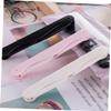 FOMIYES 6pcs Professional Eyebrow Trimmer Kit Set Double-sided Razor Scissor Compact Portable for Women Non-slip Grip view 3