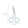 Ipetboom 18pcs Stainless Steel Eyebrow Tweezers Flat Tip Scissors Professional Eyebrow Makeup Tool for Precise Trimming and Grooming and Easy to Use view 4