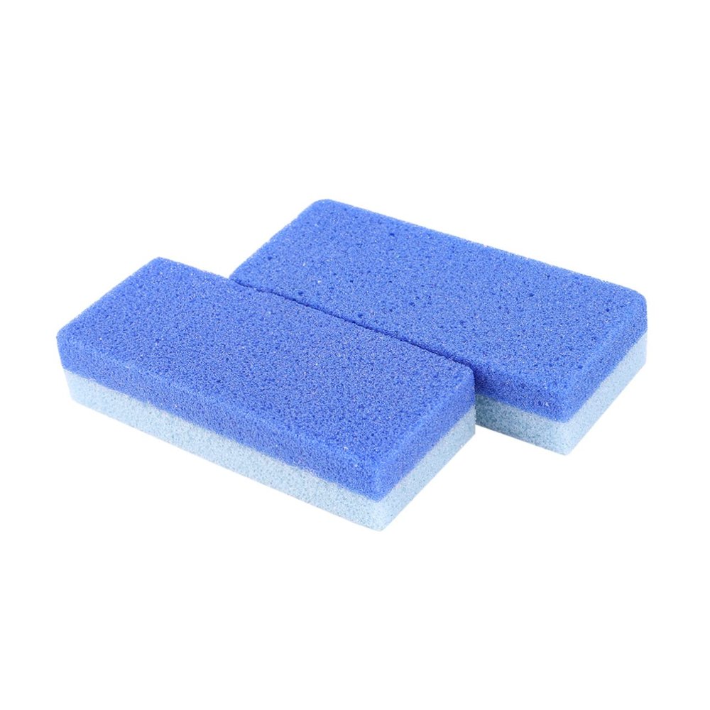 Ipetboom 2pcs Blue Foot Grinding Stone Dual-Sided Dead Skin Remover for Smooth Feet and Hands for Home Use Callus Removing Scrubber