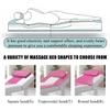 Thicken Memory Foam Massage Table Topper with Breathing Hole Spa Bed Padding with Elastic Band Massage Bed Mattress Pad for Massage Accessories,Gray/6cm,185 * 70cm(S) view 3