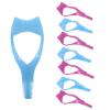 Coufce 8 Pcs Mascara Shield Applicator Guard, 3 in 1 Mascara Shield Upper Lower Mascara Applicator ToolHot Pink, Blue view 1