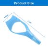 Coufce 8 Pcs Mascara Shield Applicator Guard, 3 in 1 Mascara Shield Upper Lower Mascara Applicator ToolHot Pink, Blue view 4