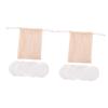 FRCOLOR 12pcs Gentle Makeup Removal Pads Reusable Bamboo Fiber Portable Storage Bag for Daily Skin Care view 1