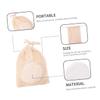 FRCOLOR 12pcs Gentle Makeup Removal Pads Reusable Bamboo Fiber Portable Storage Bag for Daily Skin Care view 4