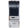 Beauty Treats 36 PCs Bulk Elevated Eyeliner Pencil Soft Textured Easy to Color Long Lasting Eyebrow (Dark Brown) view 1