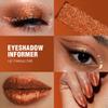 Afflano Metallic Orange Red Eyeshadow, Warm Glitter Eyeshadow Palette One-Swipe Coverage, Intense Color Sparkle Red Brick Eye shadow, Long Lasting Fall Eye Shadow for Women Halloween Pumpkin Makeup view 3