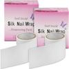 Beauty7 Nail Repair Fiberglass, Nail Wrap, Silk Nail, Splits Breaks Tape Reinforce Nail Protector, Self Adhesive, Easy Trimerable for UV Gel Acrylic Nail Art Accessories, Manicures Tool (2 pcs) view 1