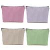 4 PCs Preppy Makeup Bag Aesthetics Preppy Stuff Cosmetic Bag Birthday Gifts for Women Girls Friends Zipper Pouch Travel Organizer Preppy Things Wedding Friendship Gifts for Christmas Thanksgiving view 1