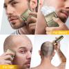 Electric Razor, Electric Razor for Men Face,Shavers for Men, Foil Shaver 3 Adjustable Speeds Rechargeable Waterproof Close Shave Trimmer with LED Display for Face/Beard/Head Shavers (Yellow) view 4