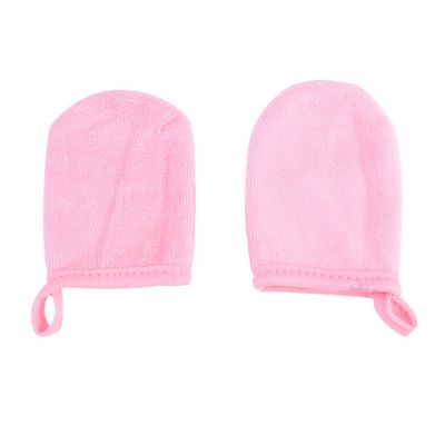 VINTORKY Makeup Powder Puff Cleaning Gloves 3pcs Reusable Face Pads Makeup Removal Mitts for Gentle Cleansing