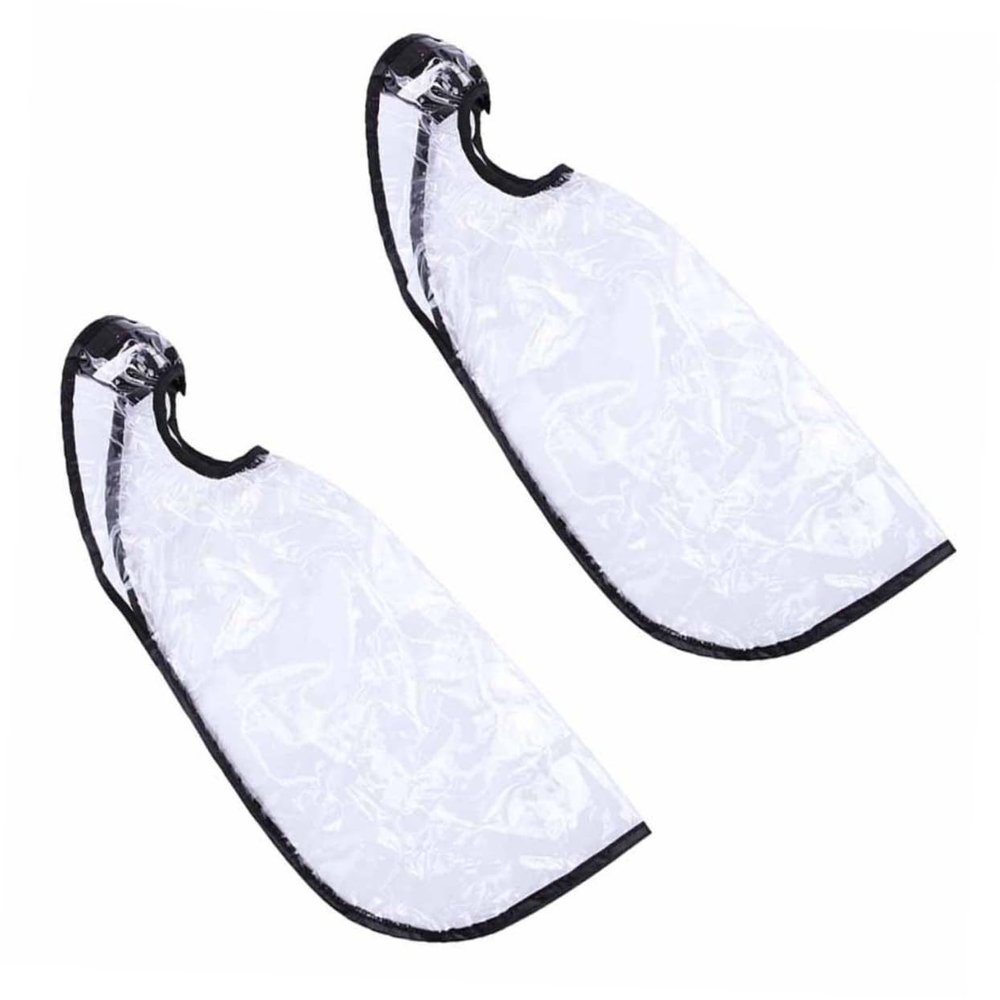 Baluue 2pcs Adjustable Hair Washing Apron Durable Shampoo Capes for Elderly and Disabled Hair Treatment Funnel Flexible Stylist Tool for Home and Salon Use