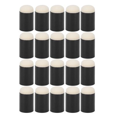 20Pcs Mini Finger Concealer Brush, Professional DIY Makeup Brush, Portable Soft Sponge Brush for Tear Troughs Dark Eye Circles Frown Lines