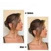 2Pcs Charming Bump It Up Volume InsertsBump It Up Hair Pads,Hair Styling Accessories,Do Beehive Hair Base Styling Clip Accessories for Women Lady Girl (Coffee) view 4
